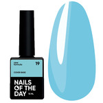 Baza hybrydowa NAILSOFTHEDAY Cover NEW Formula 19 jasno-błękitna 10 ml