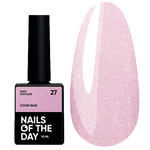 База для ногтей NAILSOFTHEDAY Cover NEW Formula 27 розовый с серебряным шиммером 10 мл