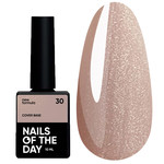 База для ногтей NAILSOFTHEDAY Cover NEW Formula 30 натурально-нюдовый с золотыми шиммером 10 мл