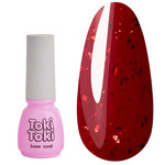 База Toki-Toki Glaze Base GL07 красный с золотой поталью 5 мл