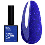 Гель-лак NAILSOFTHEDAY Let's Special Crystal глубокий синий с шиммером 10 мл