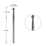 Manicure cutter TUFI profi Layer 001140023 carbide red