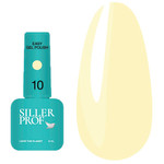 Гель-лак Siller EASY №010 One-ster gel polish однофазный нежно-желтый 8 мл (НФ-00020720)