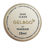 Гель для наращивания MAKEAR Gel&Go Up GU01 Clear 15 мл