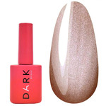Lakier hybrydowy DARK 158 brązowy ze złotym połyskiem 10 ml