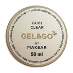 Zel budujący MAKEAR Gel&Go Up GU01 Clear 50 ml