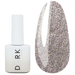 Lakier hybrydowy DARK Flash 14 beżowo-srebrny 10 ml