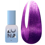 Lakier hybrydowy LUNA Color Cat Eye 257 liliowy, fioletowy 8 ml (047-4122-1231)