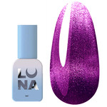 Lakier hybrydowy LUNA Color Cat Eye 258 fuksja, fiolet 8 ml (047-4123-1230)