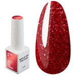 Lakier hybrydowy NAILSOFTHEDAY Cat Eye Gel Polish 06 czerwony 6 ml