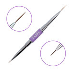 Dwustronny pędzelek do manicure TUFI profi liner 7mm/15mm (0327452)