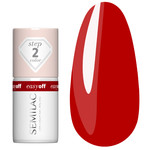 Lakier do paznokci Semilac EASY OFF LED LIGHT L18 The Red Core 7 ml
