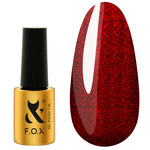 Lakier hybrydowy FOX Moulin Rouge 002 ciemny rubin kocie oko 7 ml
