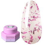 Żel przedłużający YOUARECUTE Glitter Gel 8 z suszonymi różowymi kwiatami 5 ml (469-5114-1449)