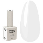 Lakier hybrydowy NAILSOFTHEDAY French White 002 Gel Polish chłodny ultra biały 10 ml