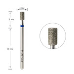 Frez diamentowy TOUCH walec niebieski 3 mm