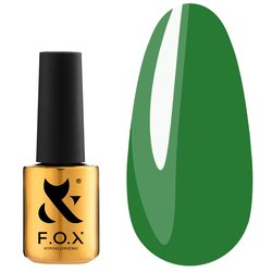 Gel polish FOX Spectrum 016 rich green 7 ml - Фото №1