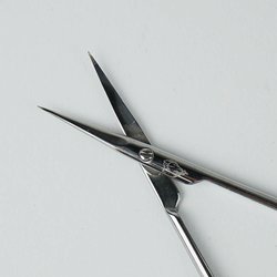 Professional cuticle scissors with hook EXCLUSIVE 23 TYPE 1 (magnolia) - Фото №2