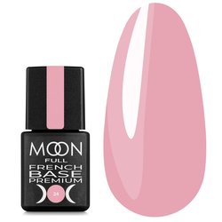 Base MOON FULL French PREMIUM №24 pink, 8 ml