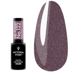 Гель лак  Victoria Vynn COLOR SHIMMER 122 Pearly Mauve фиолетовый ягодный 8ml - Фото №1