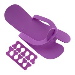 Set of flip flops and spacers set Vag 2 pcs, purple