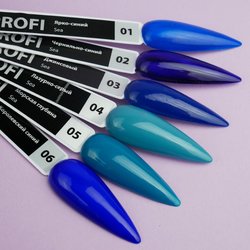 Gel polish TUFI profi  PREMIUM Sea 01 Bright blue 8ml (0102601) - Фото №3