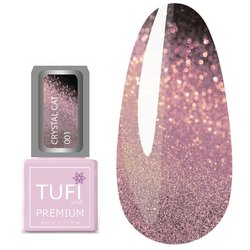 Гель-лак TUFI profi  PREMIUM  Crystal Cat  01 розовый кварц 8 мл (0100508) - Фото №1