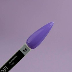 Lakier żelowy TUFI profi  PREMIUM Purple 08 Fioletowy 8ml (0102500) - Фото №3