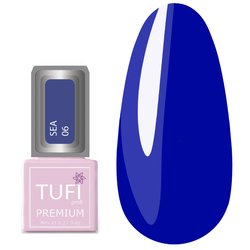 Gel polish TUFI profi  PREMIUM Sea 06 Royal blue 8ml (0102610) - Фото №1