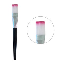 Brush HLD with black handle, white bristles and pink tip