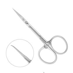 Professional cuticle scissors with hook Staleks Pro EXCLUSIVE 21 TYPE 1 (magnolia) - Фото №1