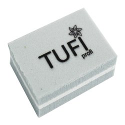 Бафик TUFI profi PREMIUM мини серый 100/180 грит 1 шт (0122163) - Фото №1