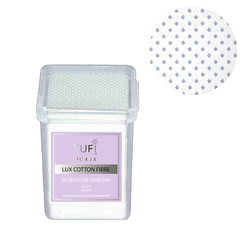 Lint-free wipes TUFI profi  PREMIUM  LUX Cotton Fibre Perforated 5x5 cm 200 pcs (0096484) - Фото №1