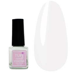 Stamping nail polish TUFI profi  PREMIUM  Stamping white 5 ml (0099410) - Фото №1