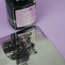 Stamping nail polish TUFI profi  PREMIUM  Stamping black 5 ml (0099411) - Фото №5