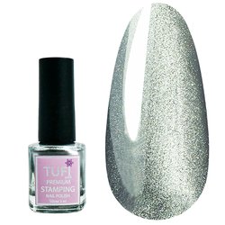 Stamping nail polish TUFI profi  PREMIUM  Stamping silver 5 ml (121821) - Фото №1