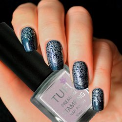 Stamping nail polish TUFI profi  PREMIUM  Stamping silver 5 ml (121821) - Фото №4
