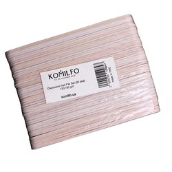 Disposable set of files KOMILFO 120/150 grit 50 pcs (566016) - Фото №1