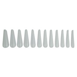 Upper forms for nail extension Komilfo (false nails) modern almond 120 pcs (456064)