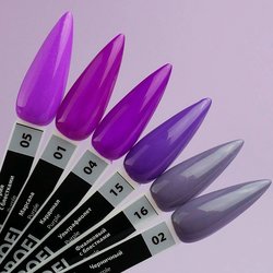 Lakier żelowy TUFI profi PREMIUM Purple 15 Ultrafioletowy 8 ml (0102509) - Фото №4