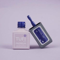 Lakier żelowy TUFI profi  PREMIUM  Kryształowy Kot 19 Ultramaryna 8 ml (0173910) - Фото №4