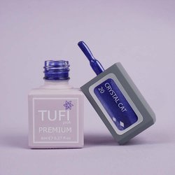 Lakier żelowy TUFI profi  PREMIUM  Kryształowy Kot 20 Tanzanit 8 ml (0173911) - Фото №4
