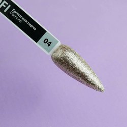 Gel polish TUFI profi PREMIUM Diamond 04 Bronze brocade 8 ml (0103035) - Фото №3