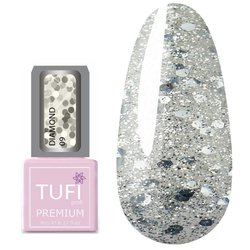 Gel polish TUFI profi PREMIUM Diamond 09 Silver bullet 8 ml (0103040) - Фото №1