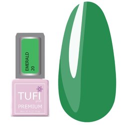 Gel polish TUFI profi PREMIUM Emerald 20 Paradise green 8 ml (0121274) - Фото №1
