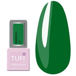 Gel polish TUFI profi PREMIUM Emerald 22 Norwegian forest 8 ml (0121276) - Фото №1