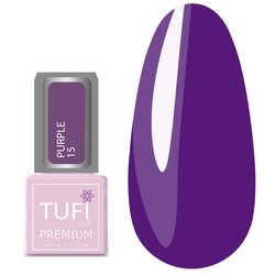Lakier żelowy TUFI profi PREMIUM Purple 15 Ultrafioletowy 8 ml (0102509) - Фото №1