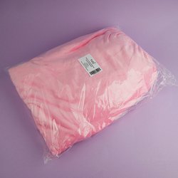 Чехол на кушетку TUFI profi PREMIUM махра велсофт розовый 80х210 см (0104258) - Фото №3