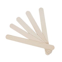 Wooden spatula TUFI profi PREMIUM Silk Touch for depilation 9,3 cm 50 pcs (0103124) - Фото №1