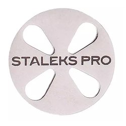 Диск педикюрный удлиненный PODODISC STALEKS PRO S в комплекте с изменяемым файлом 180 грит 5 шт 15 мм - Фото №1